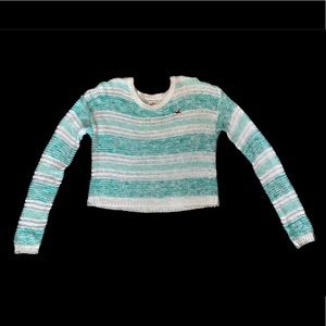 HOLLISTER Open Cable Knit Crop Sweater